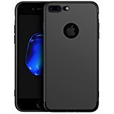 iPhone 7 Plus Case, Allovit Ultra-Thin & Soft Flexible TPU Full Scratch Protection Cover for iPhone 7 Plus 5.5 inch (Matte Black)