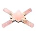 Healing Crystals India Large 5 Stone Rose Quartz Crystal Pyramid Energy Generator, Reiki, Rare Aaa Quality