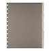 TUL Custom Note-Taking System Discbound Tab Dividers, 8 1/2