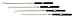 SK Hand Tools 90353 4 Piece Long Hook and Pick Set