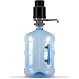Hanso Electric Water Pump Dispenser - High Capacity, One-Button Operation, Low-Noise Design, Compact, Powerful, and Easy-to-Use (Black)