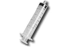 MED CHALET EXELint 60 ml (2 oz) Disposable Syringe, Sterile Individually Packed Single Syringe, 50 ml to 60 ml Medical Grade Luer Lock Tip (1 Pack)