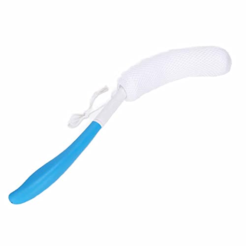 Bath Body Brush, Soft Sponge Long Handle Curved Bathing Elderly Cleaning Exfoliating Shower