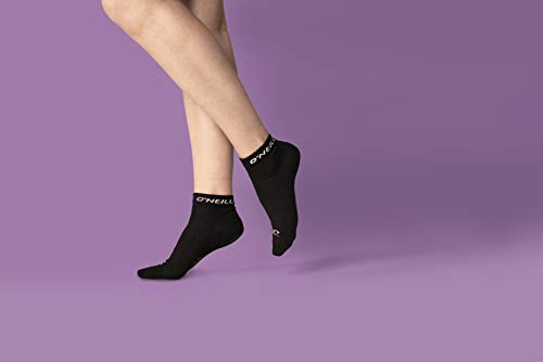 O'Neill Unisex Quarter sokken 9 stuks korte sportsokken vrijetijdssokken enkelhoog effen katoen logo mannen vrouwen… - Image 4