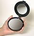 Floxite Compact & Mini Vanity Mirror - Magnifies 10x with LED lights and stand