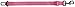 Lanyarco® Hot Pink Pet Dog Adjustable Car Automotive Seat Safety Belt Vehicle Seatbelt Leash Lead Travel for Small/Medium/Large Dogs,Cats