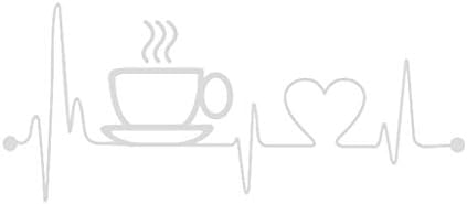 uaswguDFS Large Creative Coffee Cup Wall Sticker - Removable Mural, Vinyl Decal Art Sticker, Decor for Kids Bedroom or Birthday Gift, Beautiful Wall Decals for Any Room School