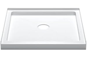 PROFLO PFSBA4242 Hammond 41-7/8" x 41-7/8" Square Shower Base with Single Threshold and Center Drain - White