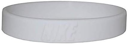 Solid Rock Product 2 Pack! Nike Sports White 3D Baller Wristband Bracelet