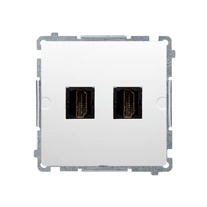 Kontakt-Simon BMGHDMI2.01/11 Socket White Plastic IP20, 75 mm 32 mm 75 mm