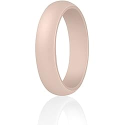 ThunderFit Silicone Wedding Bands for Women - 5.5mm