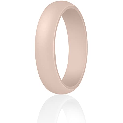 ThunderFit Silicone Wedding Bands for Women - 5.5mm