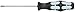 Wera 05032001001 Kraftform Stainless 3335 Stainless Steel Slotted Screwdriver, Lasertip, 3mm Head, 3 1/8