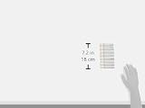 Merriway BH05917 Hammer Type Solid Wall Fixing Nylon Plug M6x70mm White 20 Pcs view 4