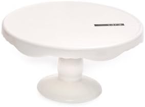 Sara Tavolo Cake Plate - Footed - 10" - White
