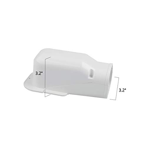 Air Jade 3" 7.5 Ft AC Line Set Cover Kit, Decorative PVC Tubing Cover for Ductless Mini Split and Heat Pumps & Central Air Conditioner, Condenser - Thumbnail 4
