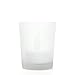 Hosley's Set of 12 Frosted White Glass Votive/Tea Light Holder. Ideal for Use with Tea Lights for Weddings, Parties, Aromatherapy, Votive Candle Gardens. Bulk Buy O4