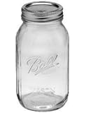 1 - 32oz Regular Mouth Ball Canning Mason Jar
