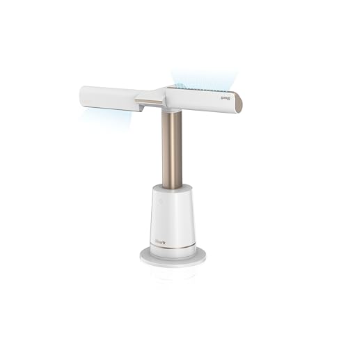 Shark TurboBlade Turmventilator, leise, Hochgeschwindigkeitssystem, Luftzirkulation bis zu 20 Meter, 10 Geschwindigkeiten, 180° Oszillation, Fernbedienung, Timer, Einfache Reinigung, Weiß TF200SEUWH