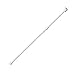 Curtain Rod - TOOGOO(R)Spring Loaded Extendable Telescopic Net Voile Tension Curtain Rail Pole Rod Rods White 60*110cm