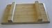 JapanBargain 1956, Sushi Serving Plate Japanese Bamboo Board Sushi Geta Serving Platter (1, 8.25x4.75)