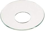 Cape Candle Bobeche Wax Catchers Plain Glass Set of 10