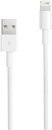 Lightning Cable, 6ft Durable iPhone usb Connectors Charging Charger Cable for iPhone X / 8 / 8 Plus / 7 / 7 Plus / 6 / 6 Plus / 5S (2 Meter Cable White)