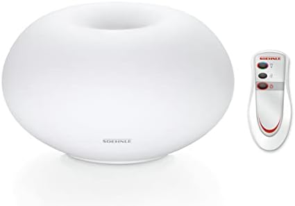 Milano Plus Aroma Diffusore con telecomando, diffusore di aromi con fragranza e/o illuminazione, nebulizzatore con cambio di colore e funzione di arresto