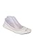 White Bride & Bridesmaid Fold Up Ballet Flats-Foldable Bridal Wedding Party Shoes with Bride Print-Cute Purse unfolds into a Tote Carry Bag (Large Size 9-10)