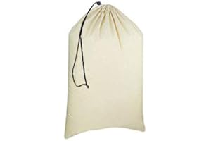 Gratico Laundry Bag 1 Pack Laundry Bag Extra Large Canvas Heavy Duty Laundry Bags Natural Cotton Multi Use Size 28''x 36'' Laundry Bag