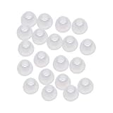 Bluecell 10 Pairs Small Clear color Silicone Replacement Ear Buds Tips for Audio-Technica Skullcandy Monster Sony Ultimate Ears Sharp Sennheiser Plantronics TDK Phillips Panasonic Denon Griffin JVC
