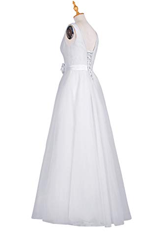 4 99Gown+Wedding+Dresses+V+Neck+Bridal