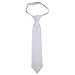 Simply Charming Boy's White Satin First Communion Tie with Embroidered Chalice