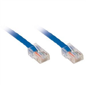 1ft CAT6 Non-Booted Network Patch Cable, UTP, Blue