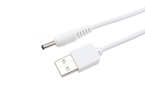 1x ECSEM Replacement Charger Cable for FOREO LUNA Mini 2 (USB-Cable, 3.3FT) White