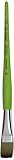da Vinci Student Series 374 Fit for School and Hobby Paint Brush, Flat Elastic Synthetic with Green Matte Handle, Size 24