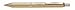 Pentel EnerGel Alloy RT Retractable Liquid Roller Gel Pen - Metal Barrel 0.7mm - Gold Body Blue Ink