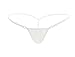 Deargirl Panty T Back G-String Thong for Women Cotton/lace (One Size(FITS Most XS to M), White Mesh)