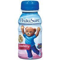 PediaSure Complete Balanced Nutrition Liquid for Institutional-Use, Strawberry Flavor, Model: 53589 - 8 Oz/ Bottle, 24 Ea by Pediasure