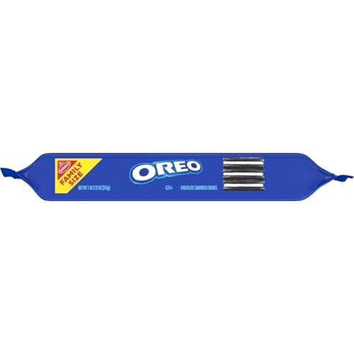 OREO CHOCOLATE SANDWICH COOKIES, FAMILY SIZE, 18.12 OZ