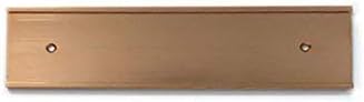 8" x 2" Copper-Rose Gold Nameplate Holder (1)