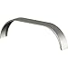 Tow Zone Tandem Round Steel Fender - fits Tandem 14in.-15in. Tires, 66in.L x 9in.W x 19in.H