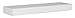 Kiera Grace Modern Floating-Shelves, 16-Inch, White