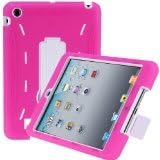 MyCell  BBNSP11123iPad Mini 1, 2 and 3 Case, 2 Layer Case Stand for Apple iPad Mini - Hot Pink