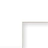 Craig Frames B222 24x36-Inch Mat, Single Opening for 20x30-Inch Image, Smooth White with Cream Core