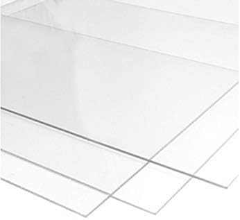 DIY4U 3mm Imported Clear Acrylic Sheet Pack of 4 (11.75"x23.75")