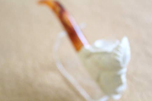 Handcrafted Meerschaum Tobacco Pipe, Pipe Sultan King Tzar Head, Hand Carved by Handmade Studio