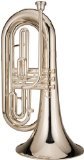 Ravel RMB202S Marching Baritone Horn, Silver-Plated - Thumbnail 2