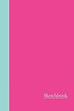 Sketchbook: Color Duo (Pink and Aqua) 6x9 - BLANK JOURNAL WITH NO LINES - Journal notebook with unli by Premise Content