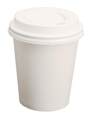 100 Pappbecher für 0,2l 8oz mit Deckel Kaffeebecher Coffee to go mit Deckel Kakaobecher
